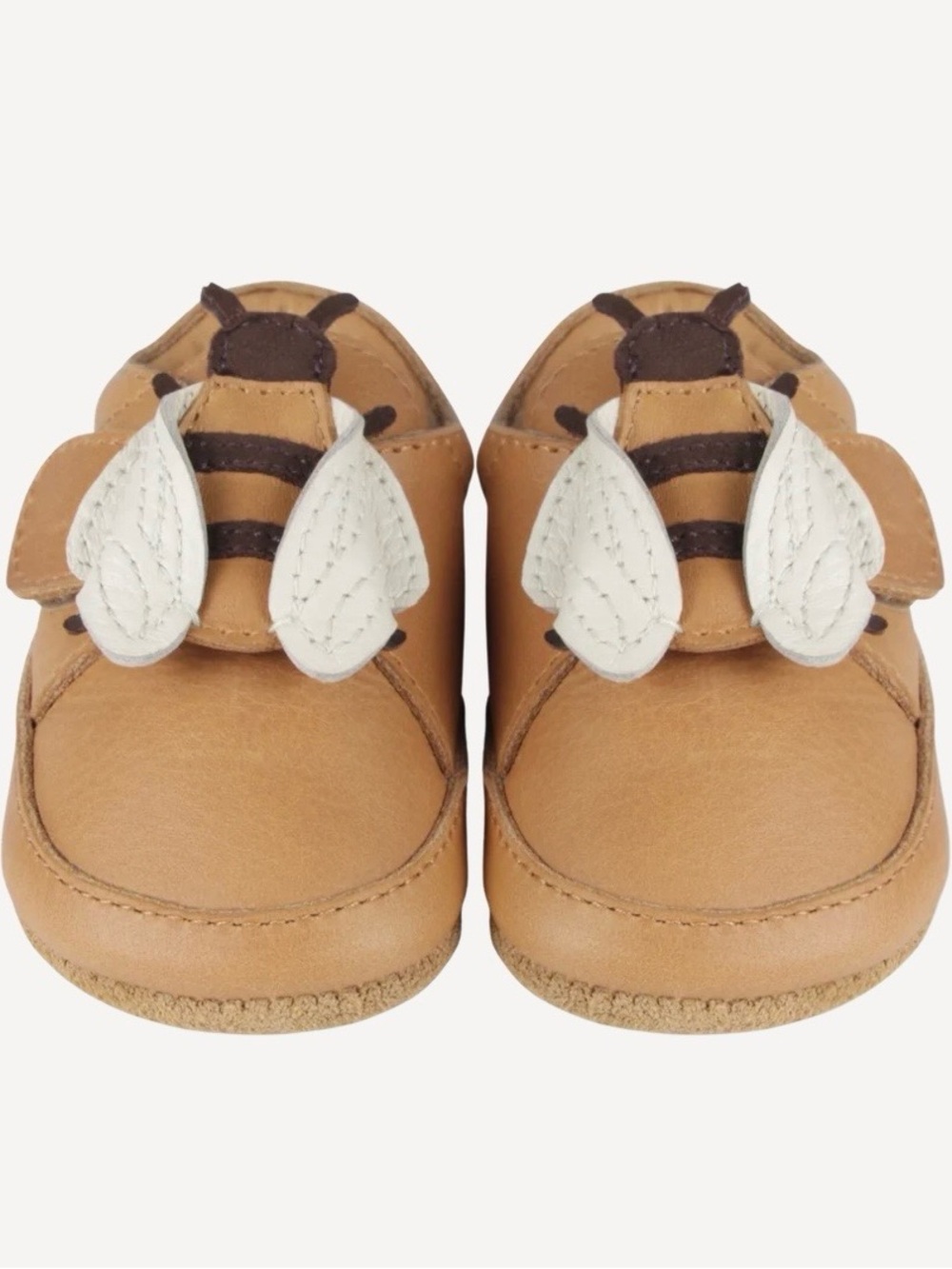 Toddler Bee Moccasin Slip-Ons | Camel